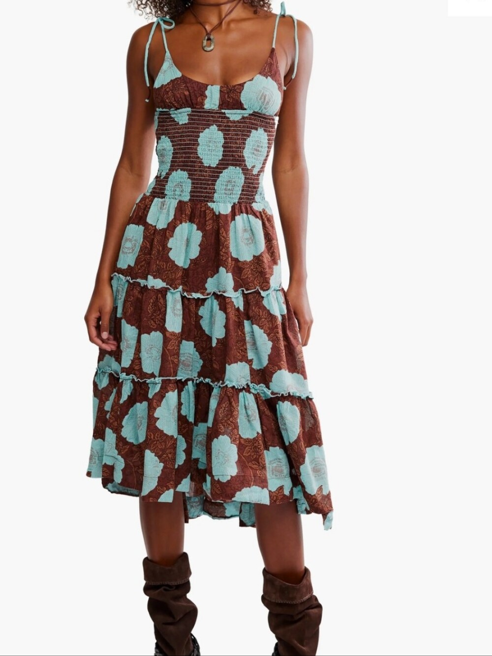 NWT Free People Adriel Midi Dress. Small